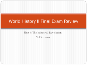 World History II Final Exam Review