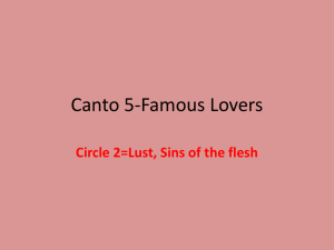 Canto 5-Famous Lovers
