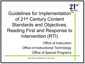Guide for Implementation of 21st Century CSOs