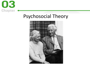 Chapter 2: Psychosocial Theory