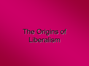 liberalism origins