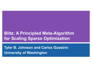 Blitz: A Principled Meta-Algorithm for Scaling Sparse Optimization