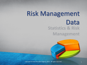 Statistics & Risk Management