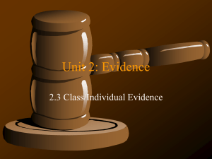 2.3 Ind-Class Evidence