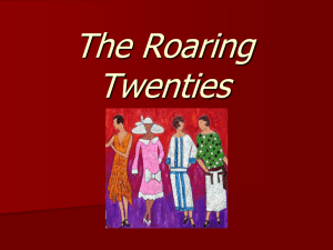 The Roaring Twenties - Methacton School District
