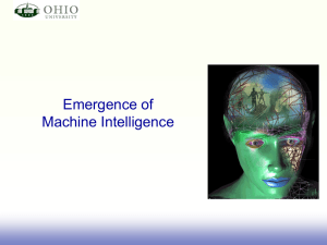 Lecture 21 Emergence of Intelligence
