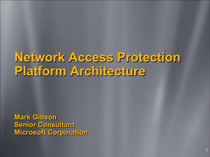 Network Access Protection Platform Architecture