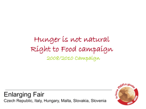 Right to food campaign