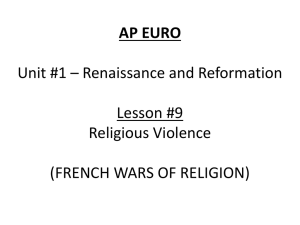 Lesson 09 - Religious Violence