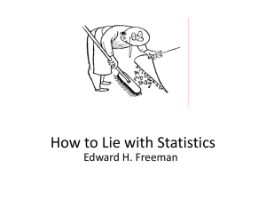 How to Lie with Stats