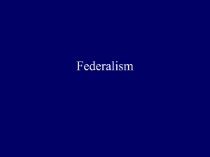 Federalism - University of San Diego Home Pages