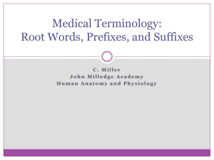 medical terminology ppt