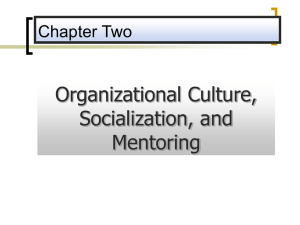 Foundation of Organizational Culture