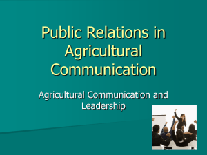 Public Relations - Timpanogos Welding and Agriculture Program