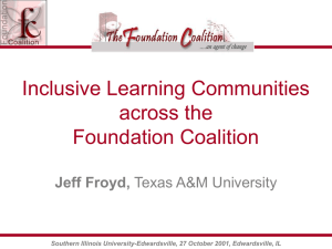 PowerPoint - Foundation Coalition