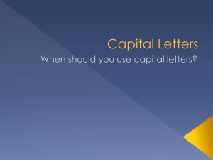 Capital Letters - Pacoima Charter School