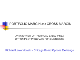 Exchange traded options variation margin