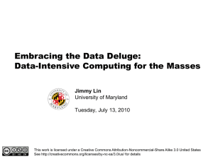 pptx - University of Maryland Institute for Advanced Computer Studies