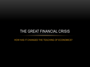 the great financial crisis