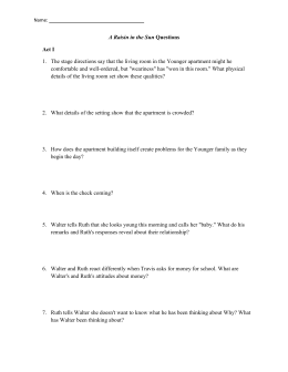 A raisin in the sun essay questions