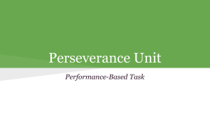 Perseverance PBT