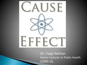 Cause and Effect(causality)