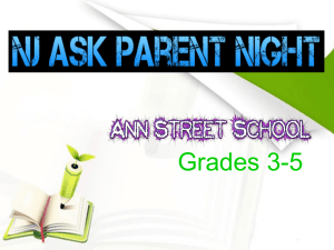 NJ ASK Parent Night