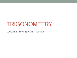 Trigonometry - TangHua2012-2013