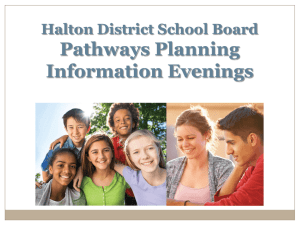 Pathways Planning Info Nights Presentation