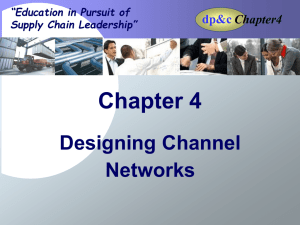 Chapter 4 Designing Channel Networks
