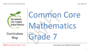 Grade 7 CM (Aug 2014) - scusd-math