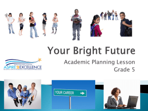 Academic Planning: Your Bright Future