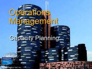 Capacity Planning