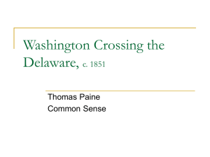 Washington Crossing the Delaware Class 7