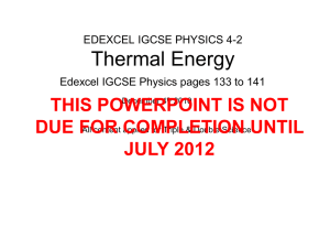 IGCSE-42-Thermal Energy Presentation
