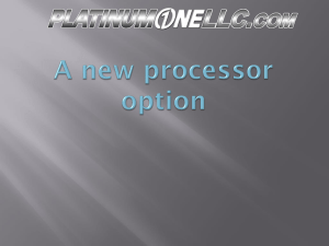 A new processor option Merchant info