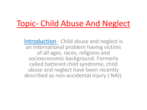 Child Abuse And Neglect [PPT]