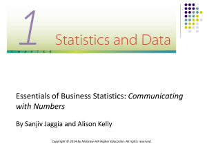 LO 1.1 Describe the importance of statistics.