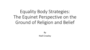 Equality Body Strategies: The Equinet Perspective