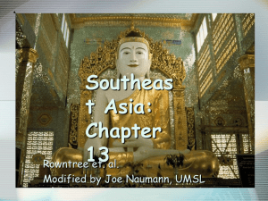 Chapter 13 Southeast Asia