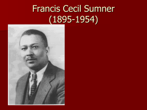 Francis Cecil Sumner