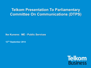 Telkom Presentation