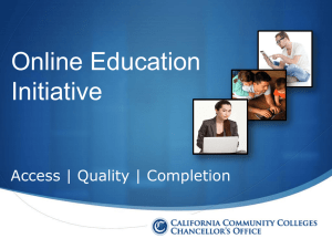 Online Education Initiative
