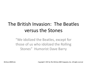 Chapter 7: The British Invasion: The Beatles versus the Stones