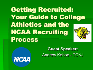 Your Guide to College Athletics and the NCAA Recruiting Process