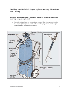 How to operate an oxyacetylene torch - Supporting-PAA
