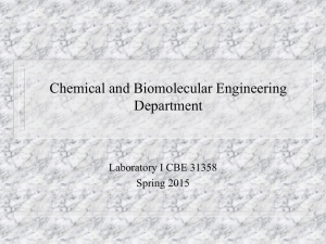 Chemical Engineering Depa
