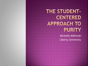 Benchmark_StudentCentered_Approach_to_Purity