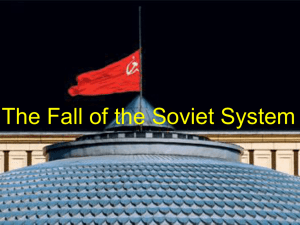 The Fall of the Soviet System