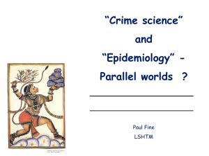 Slide download: Crime science and epidemiology UCL SECReT